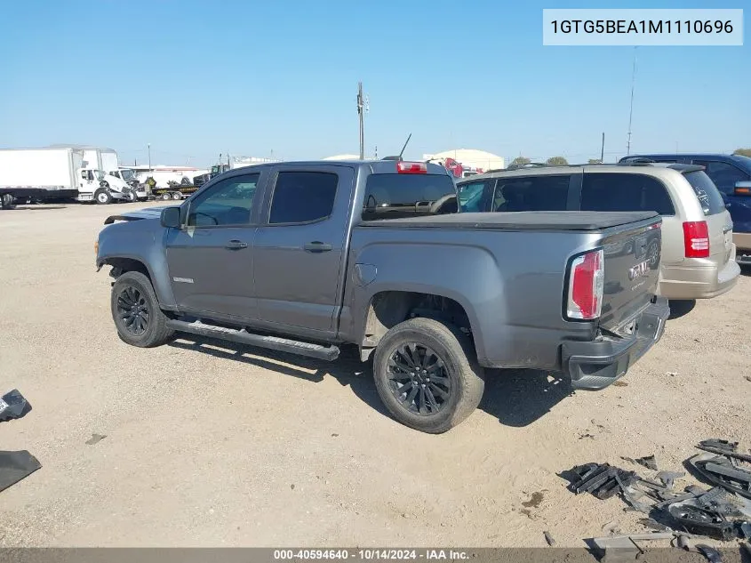 2021 GMC Canyon 2Wd Short Box Elevation Standard VIN: 1GTG5BEA1M1110696 Lot: 40594640