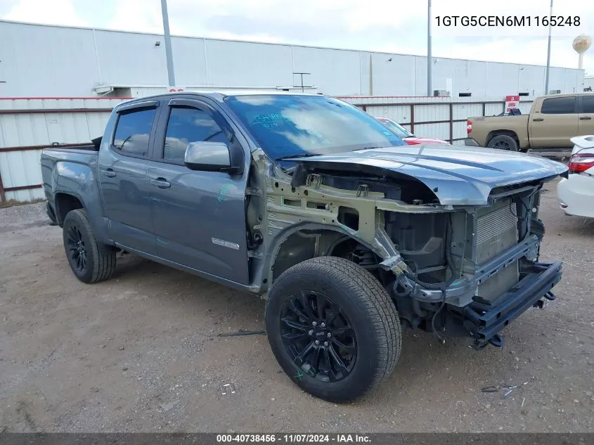 2021 GMC Canyon 2Wd Short Box Elevation VIN: 1GTG5CEN6M1165248 Lot: 40738456