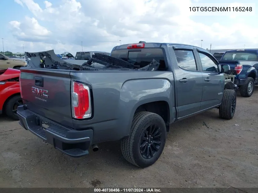 2021 GMC Canyon 2Wd Short Box Elevation VIN: 1GTG5CEN6M1165248 Lot: 40738456