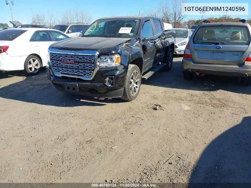 2021 GMC Canyon 4Wd Short Box Denali VIN: 1GTG6EEN9M1240596 Lot: 40760124