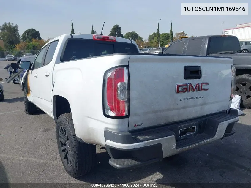 2021 GMC Canyon 2Wd Short Box Elevation VIN: 1GTG5CEN1M1169546 Lot: 40786423