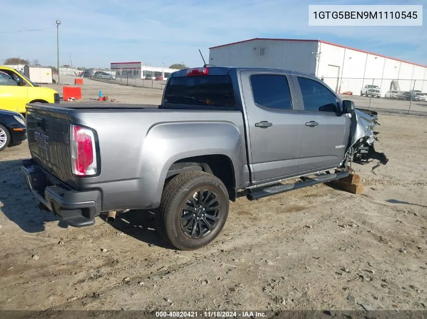 2021 GMC Canyon 2Wd Short Box Elevation Standard VIN: 1GTG5BEN9M1110545 Lot: 40820421