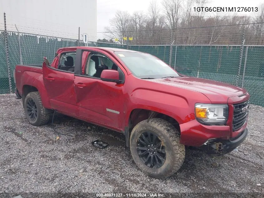 2021 GMC Canyon 4Wd Short Box Elevation VIN: 1GTG6CEN1M1276013 Lot: 40871327