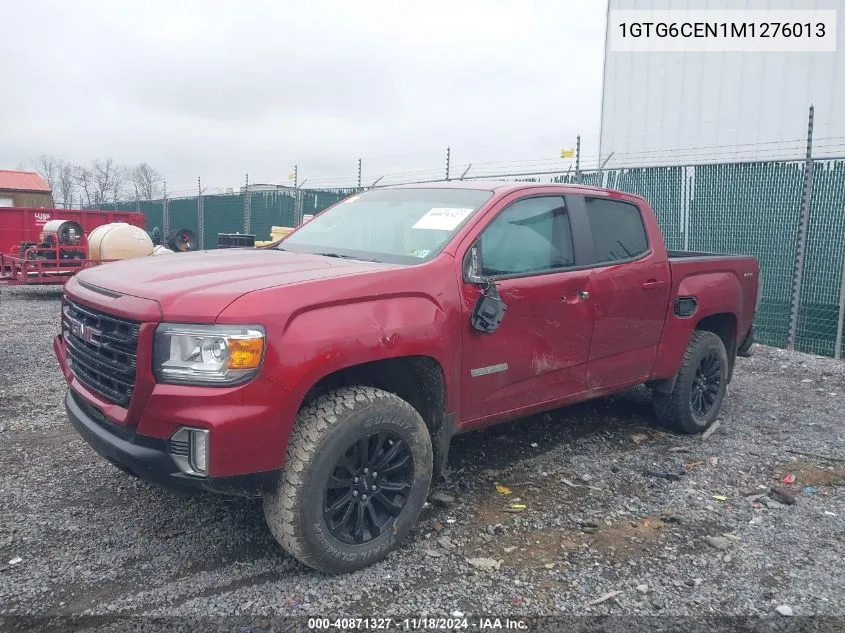 2021 GMC Canyon 4Wd Short Box Elevation VIN: 1GTG6CEN1M1276013 Lot: 40871327