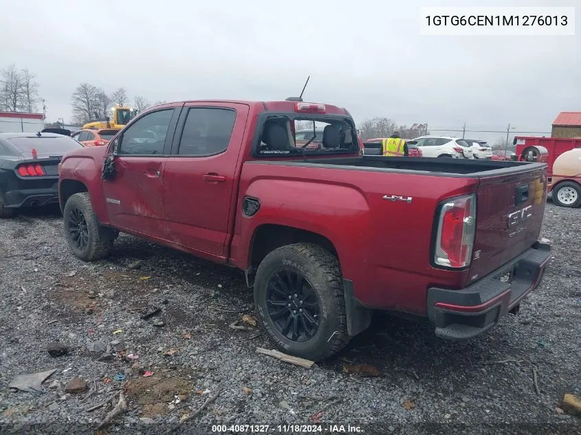 2021 GMC Canyon 4Wd Short Box Elevation VIN: 1GTG6CEN1M1276013 Lot: 40871327