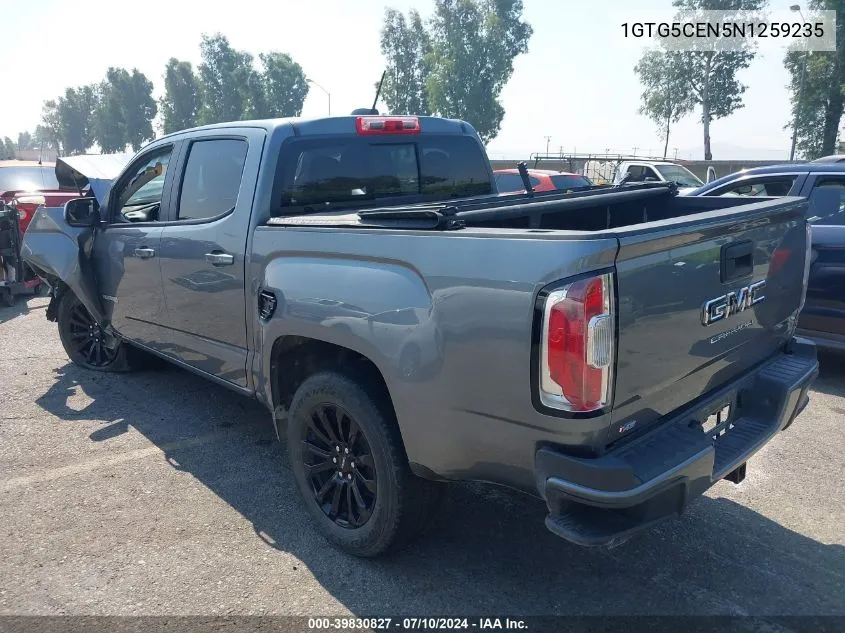 1GTG5CEN5N1259235 2022 GMC Canyon 2Wd Short Box Elevation