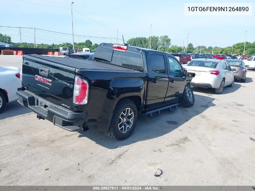 2022 GMC Canyon 4Wd Short Box At4 - Leather VIN: 1GTG6FEN9N1264890 Lot: 39927911