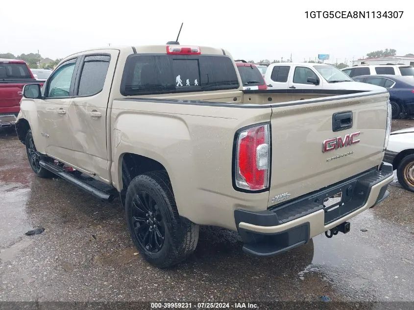 1GTG5CEA8N1134307 2022 GMC Canyon 2Wd Short Box Elevation