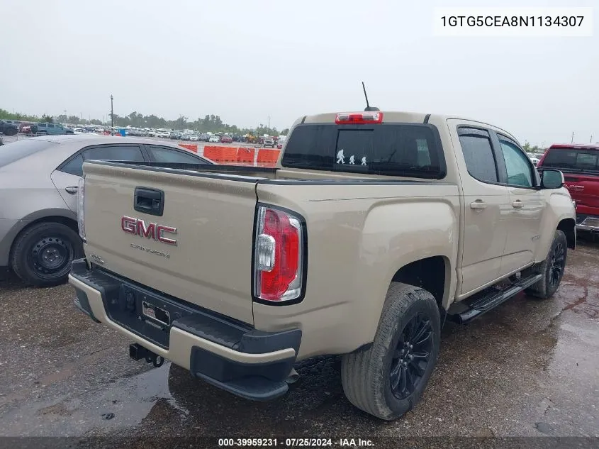 2022 GMC Canyon 2Wd Short Box Elevation VIN: 1GTG5CEA8N1134307 Lot: 39959231