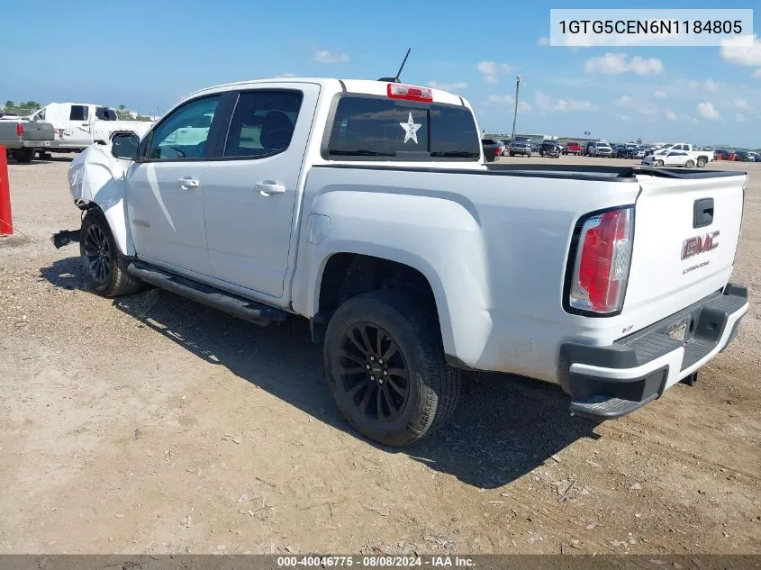 2022 GMC Canyon 2Wd Short Box Elevation VIN: 1GTG5CEN6N1184805 Lot: 40046775