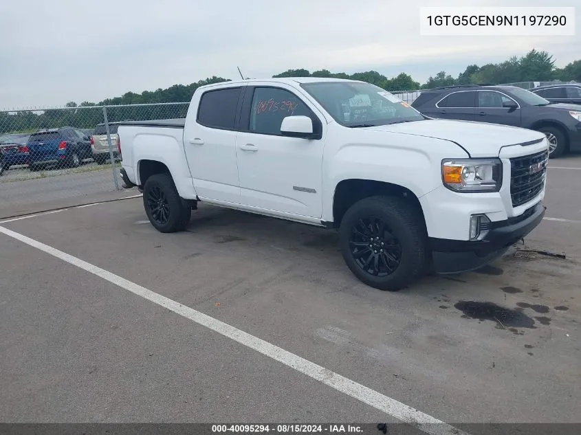 2022 GMC Canyon 2Wd Short Box Elevation VIN: 1GTG5CEN9N1197290 Lot: 40095294