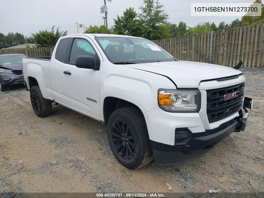 2022 GMC Canyon Elevation VIN: 1GTH5BEN1N1273700 Lot: 40250757