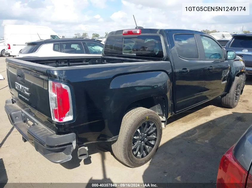 2022 GMC Canyon Elevation VIN: 1GTG5CEN5N1249174 Lot: 40357849