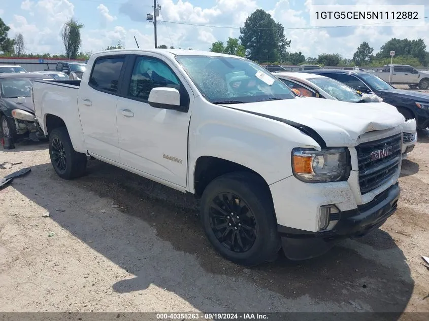 2022 GMC Canyon 2Wd Short Box Elevation VIN: 1GTG5CEN5N1112882 Lot: 40358263