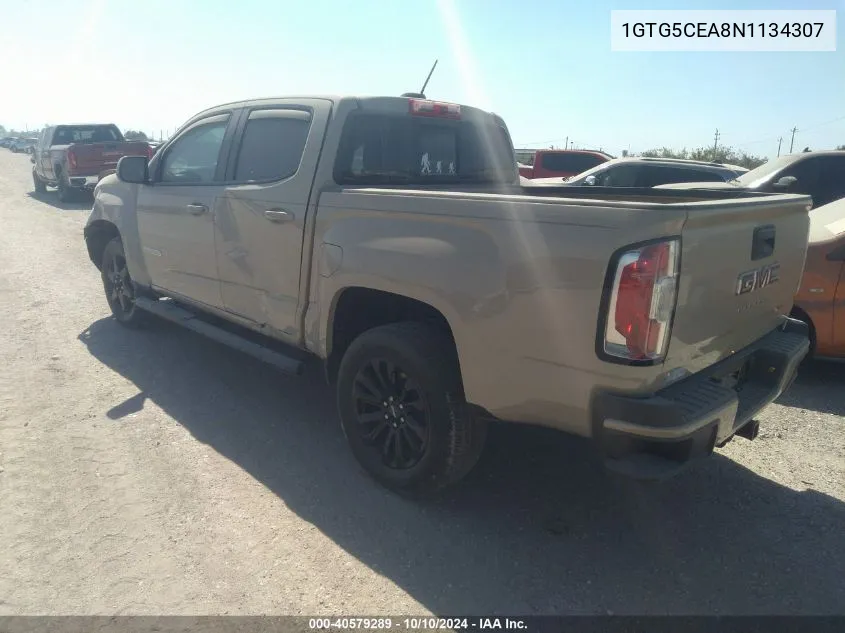 2022 GMC Canyon 2Wd Short Box Elevation VIN: 1GTG5CEA8N1134307 Lot: 40579289