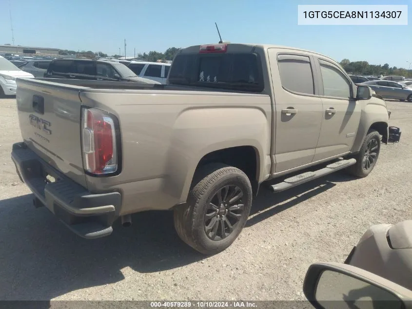 2022 GMC Canyon 2Wd Short Box Elevation VIN: 1GTG5CEA8N1134307 Lot: 40579289