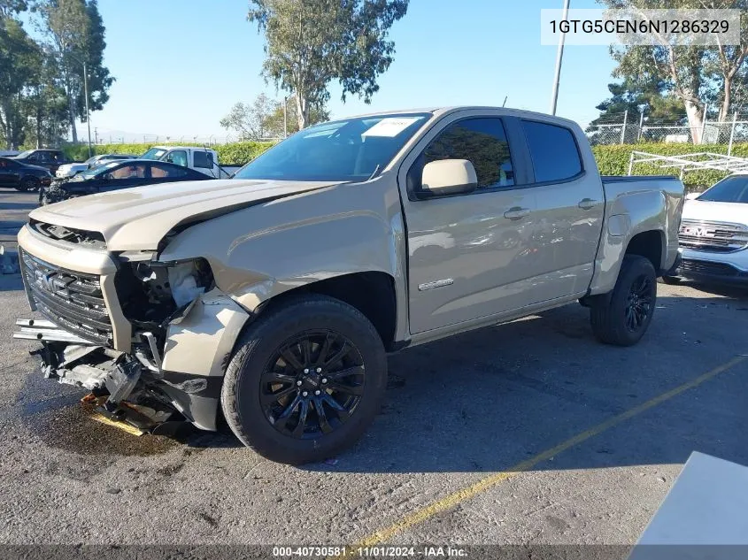 2022 GMC Canyon 2Wd Short Box Elevation VIN: 1GTG5CEN6N1286329 Lot: 40730581