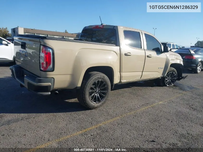 2022 GMC Canyon 2Wd Short Box Elevation VIN: 1GTG5CEN6N1286329 Lot: 40730581