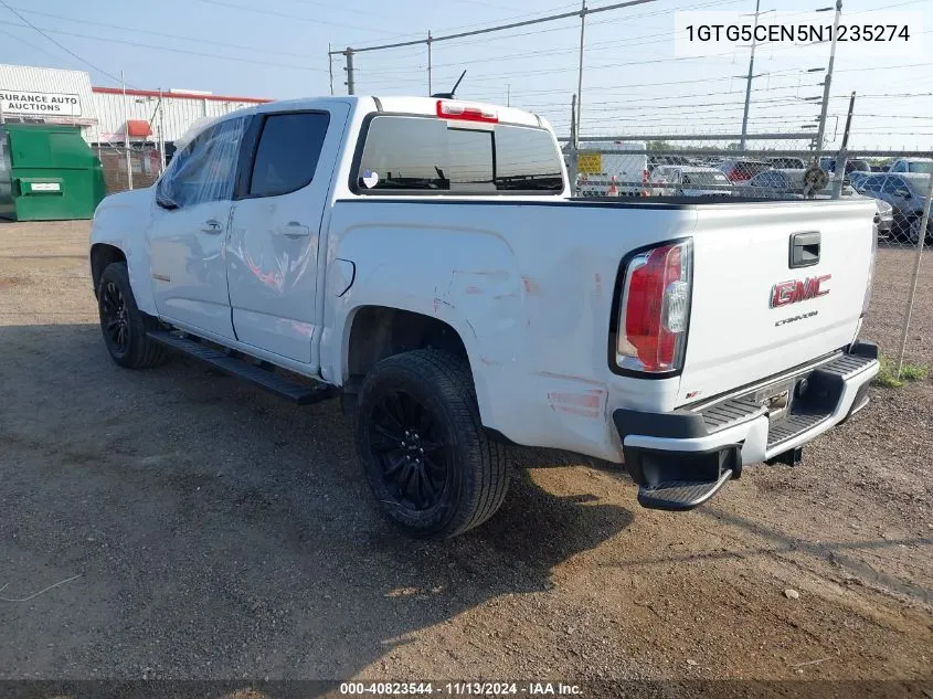 2022 GMC Canyon 2Wd Short Box Elevation VIN: 1GTG5CEN5N1235274 Lot: 40823544