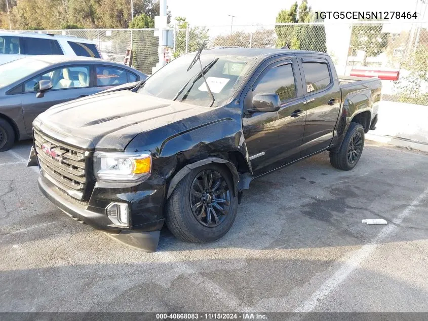 2022 GMC Canyon 2Wd Short Box Elevation VIN: 1GTG5CEN5N1278464 Lot: 40868083