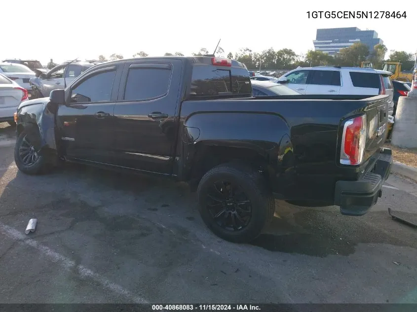 2022 GMC Canyon 2Wd Short Box Elevation VIN: 1GTG5CEN5N1278464 Lot: 40868083