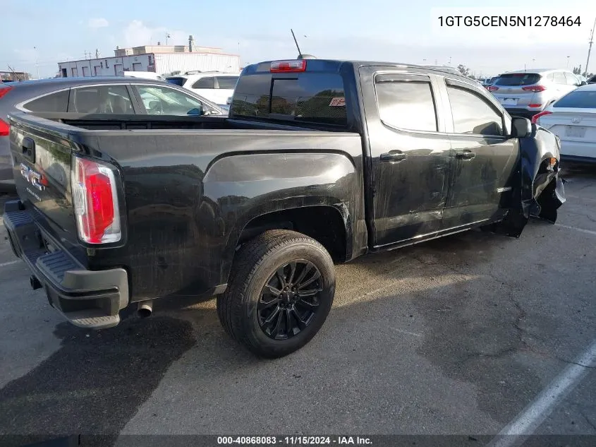 2022 GMC Canyon 2Wd Short Box Elevation VIN: 1GTG5CEN5N1278464 Lot: 40868083