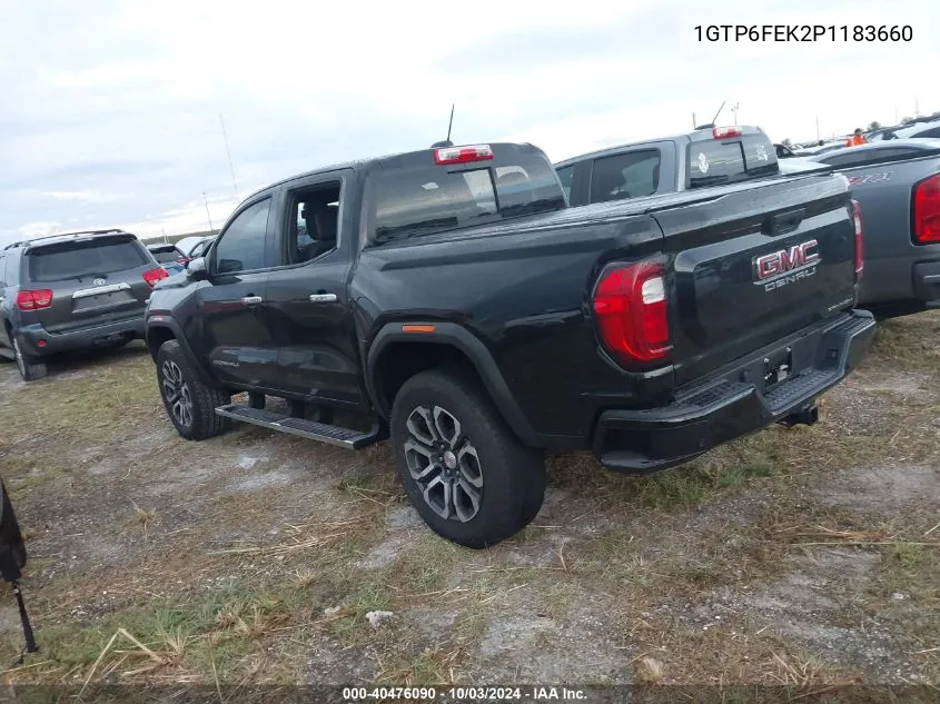 2023 GMC Canyon 4Wd Short Box Denali VIN: 1GTP6FEK2P1183660 Lot: 40476090