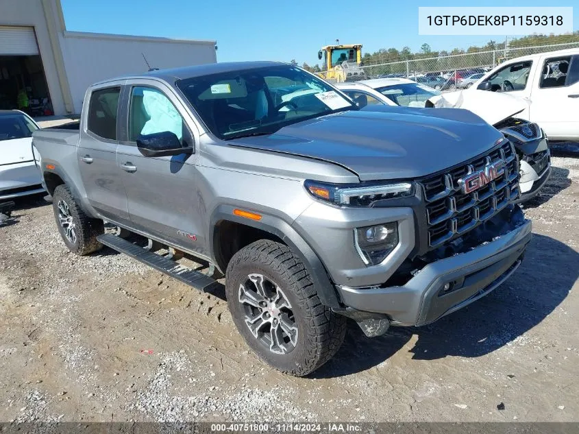 2023 GMC Canyon 4Wd Short Box At4 VIN: 1GTP6DEK8P1159318 Lot: 40751800