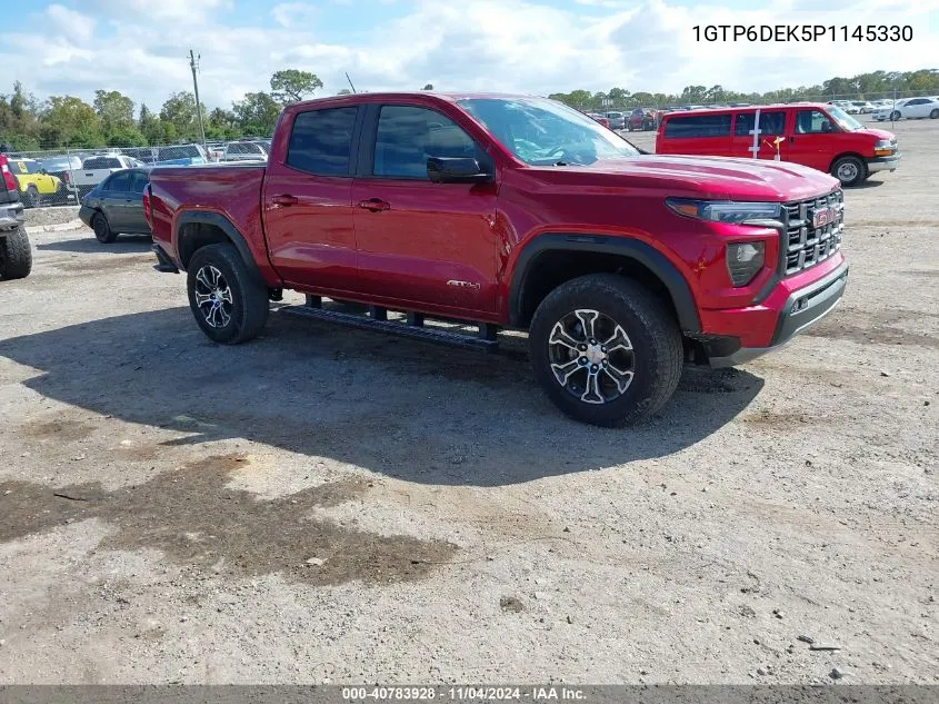 2023 GMC Canyon 4Wd Short Box At4 VIN: 1GTP6DEK5P1145330 Lot: 40783928