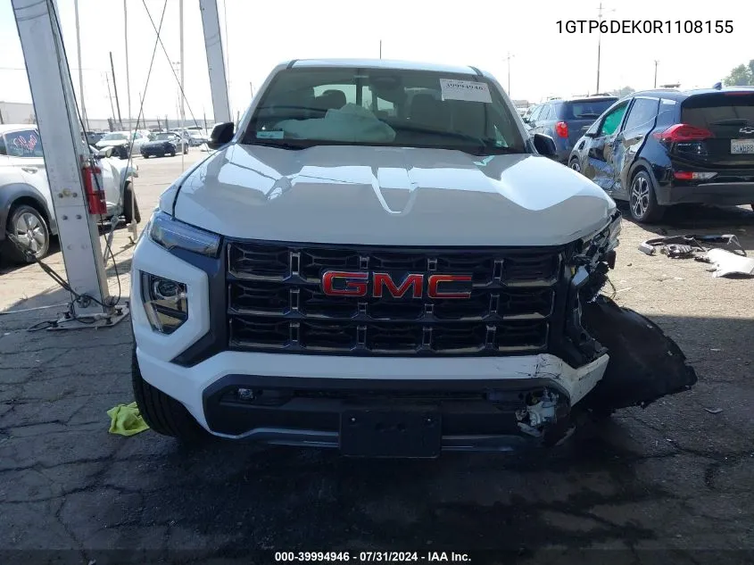 2024 GMC Canyon 4Wd At4 VIN: 1GTP6DEK0R1108155 Lot: 39994946