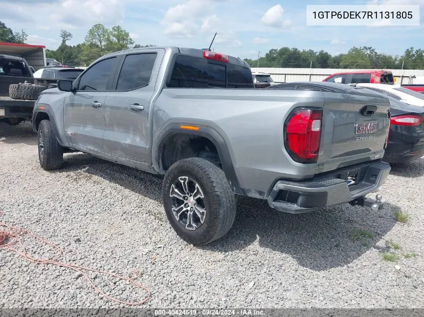 2024 GMC Canyon 4Wd At4 VIN: 1GTP6DEK7R1131805 Lot: 40424519