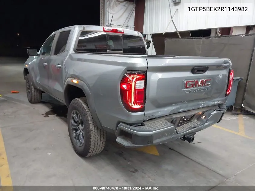 2024 GMC Canyon 2Wd Elevation VIN: 1GTP5BEK2R1143982 Lot: 40740478