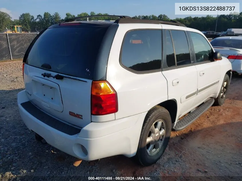 1GKDS13S822488737 2002 GMC Envoy Slt