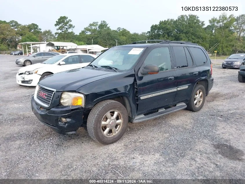 2002 GMC Envoy Slt VIN: 1GKDS13S122380573 Lot: 40314224