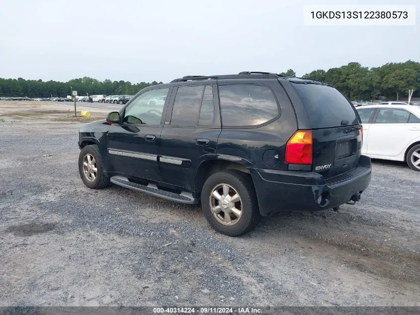 2002 GMC Envoy Slt VIN: 1GKDS13S122380573 Lot: 40314224