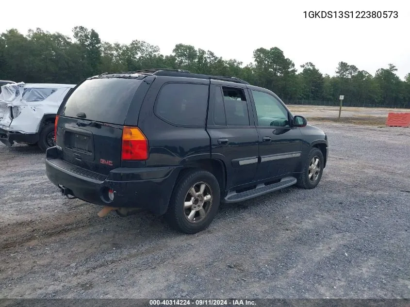 2002 GMC Envoy Slt VIN: 1GKDS13S122380573 Lot: 40314224