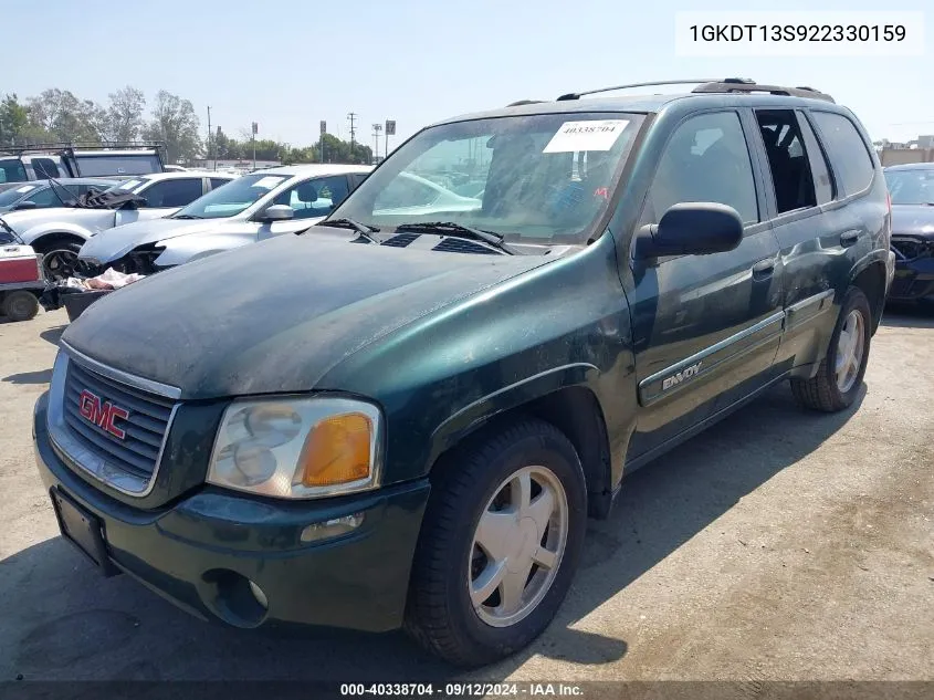 1GKDT13S922330159 2002 GMC Envoy Sle