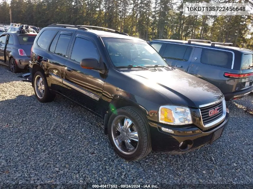 2002 GMC Envoy Slt VIN: 1GKDT13S722456648 Lot: 40417552