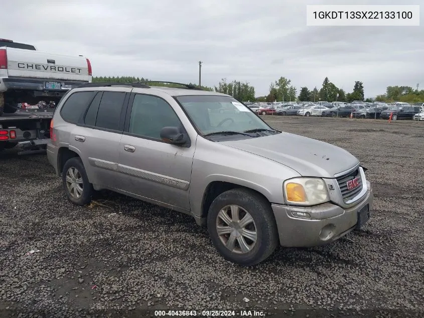 2002 GMC Envoy Slt VIN: 1GKDT13SX22133100 Lot: 40436843