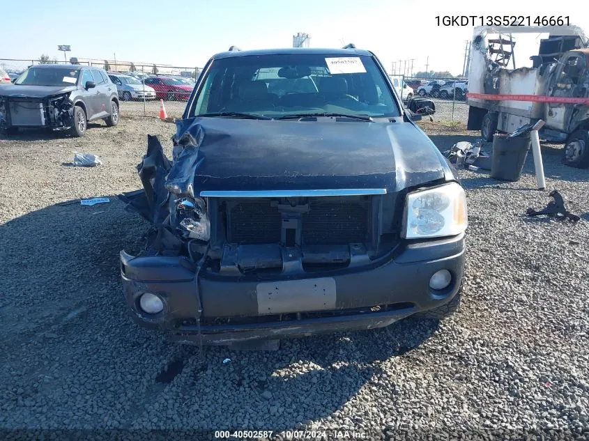 2002 GMC Envoy Slt VIN: 1GKDT13S522146661 Lot: 40502587