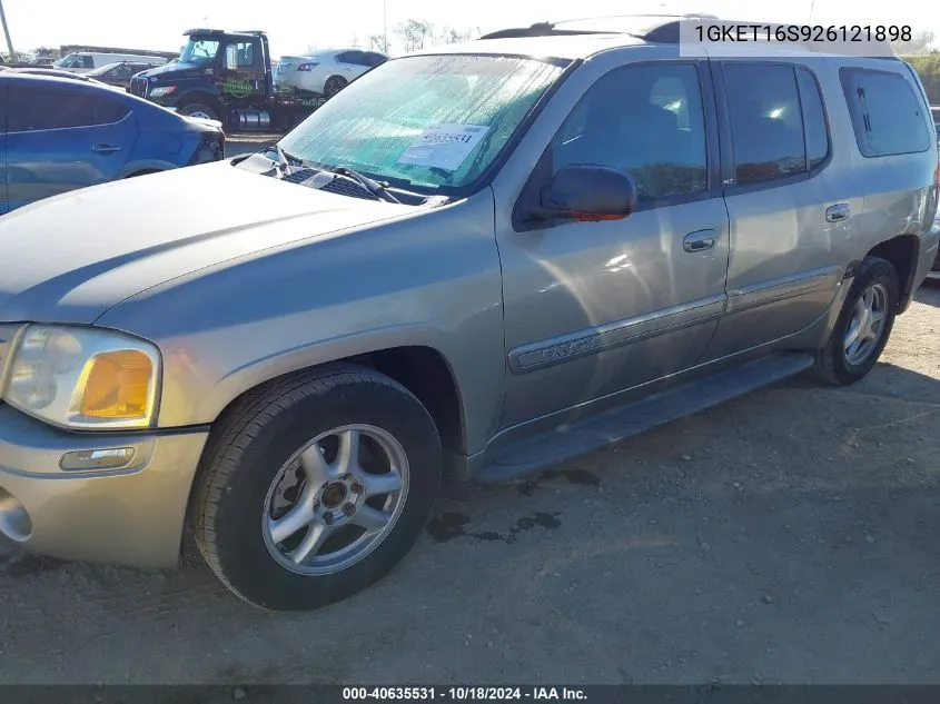 2002 GMC Envoy Xl Slt VIN: 1GKET16S926121898 Lot: 40635531