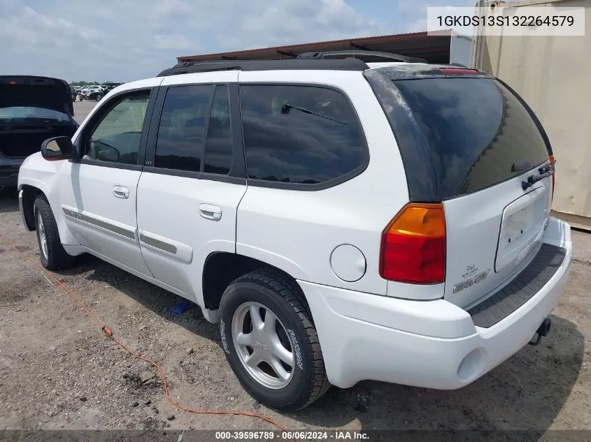 2003 GMC Envoy Slt VIN: 1GKDS13S132264579 Lot: 39596789