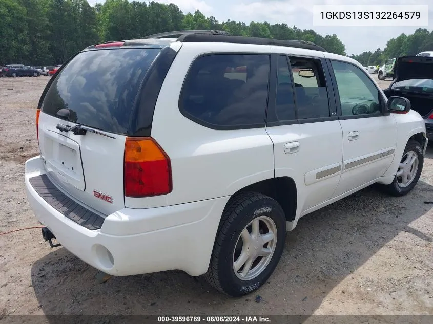 2003 GMC Envoy Slt VIN: 1GKDS13S132264579 Lot: 39596789