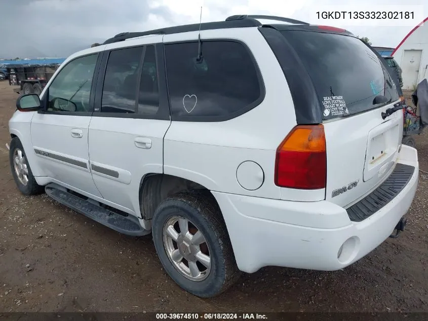 1GKDT13S332302181 2003 GMC Envoy Slt