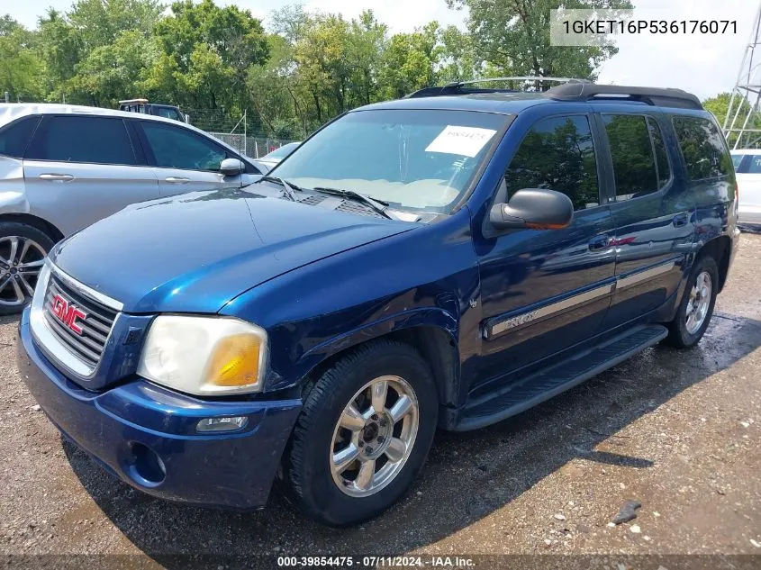 2003 GMC Envoy Xl Slt VIN: 1GKET16P536176071 Lot: 39854475