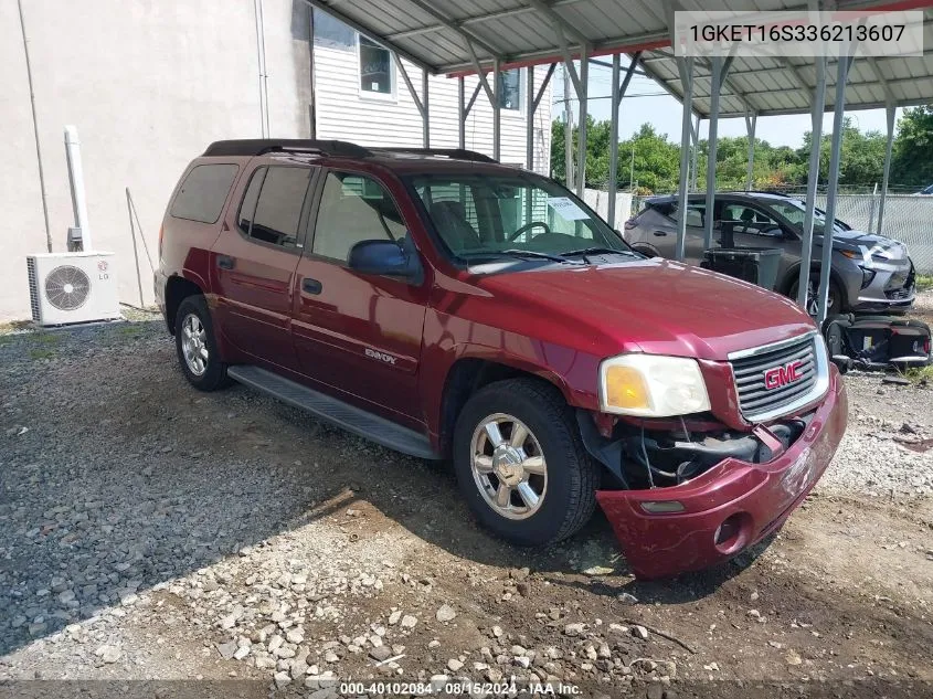 2003 GMC Envoy Xl Sle VIN: 1GKET16S336213607 Lot: 40102084