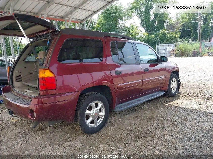 2003 GMC Envoy Xl Sle VIN: 1GKET16S336213607 Lot: 40102084