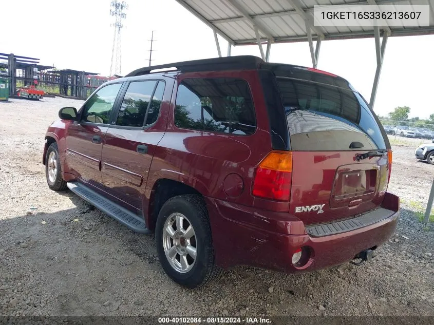 2003 GMC Envoy Xl Sle VIN: 1GKET16S336213607 Lot: 40102084