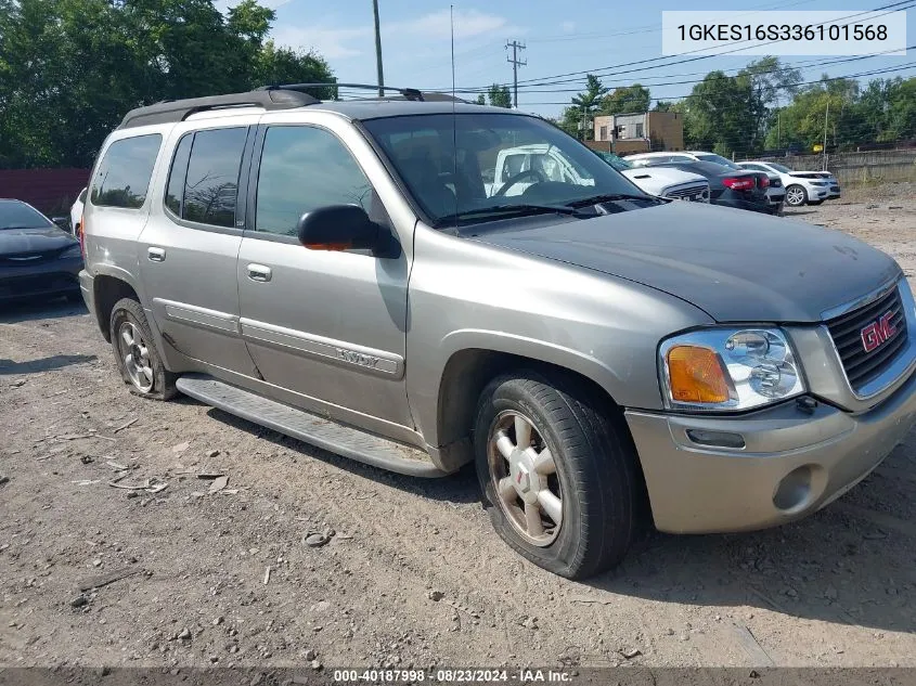 2003 GMC Envoy Xl Slt VIN: 1GKES16S336101568 Lot: 40187998