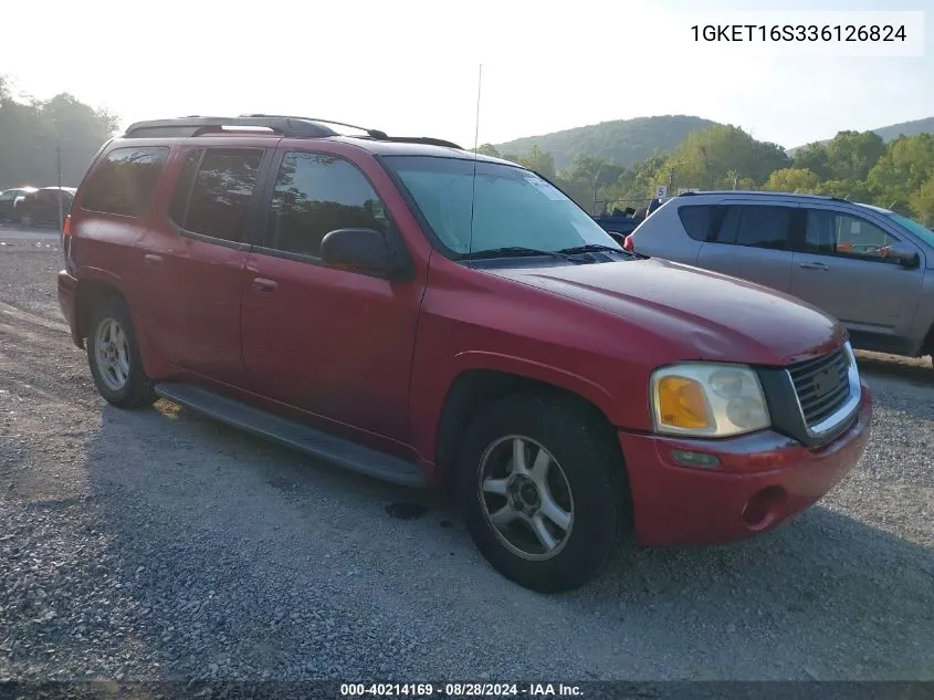 2003 GMC Envoy Xl Slt VIN: 1GKET16S336126824 Lot: 40214169